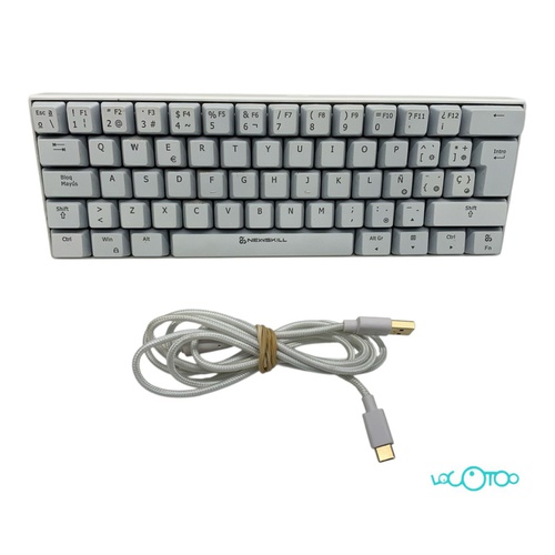 Teclado NEWSKILL PYROS IVORY