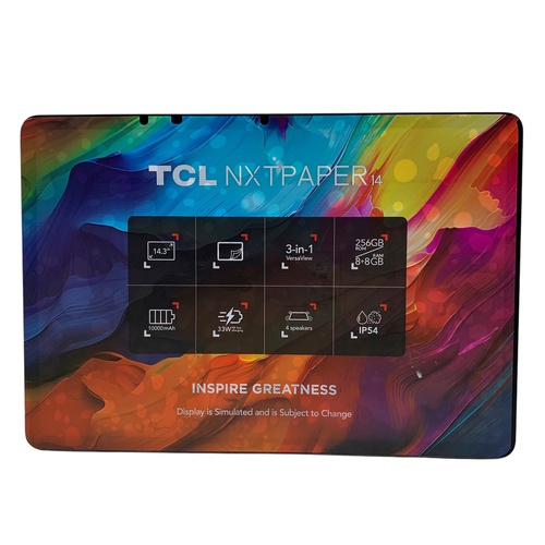 Tablet TCL NXTPAPER 14 14" 8 GB 256 GB
