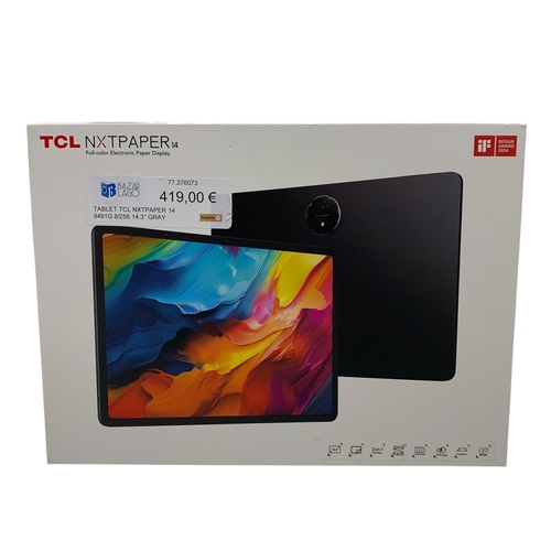 Tablet TCL NXTPAPER 14 14" 8 GB 256 GB