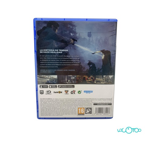 Videojuego SONY PS5 ALAN WAKE REMASTERED