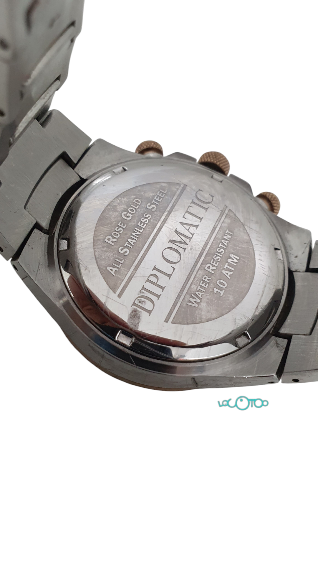 DIPLOMATIC ROSE GOLD Talla 22 44 mm Cuarzo Acero