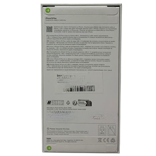 Smartphone APPLE IPHONE 16 PLUS Libre 128 G
