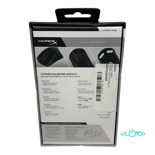 Ratón HYPER X HASTE 2 WIRELESS Gaming Inalá