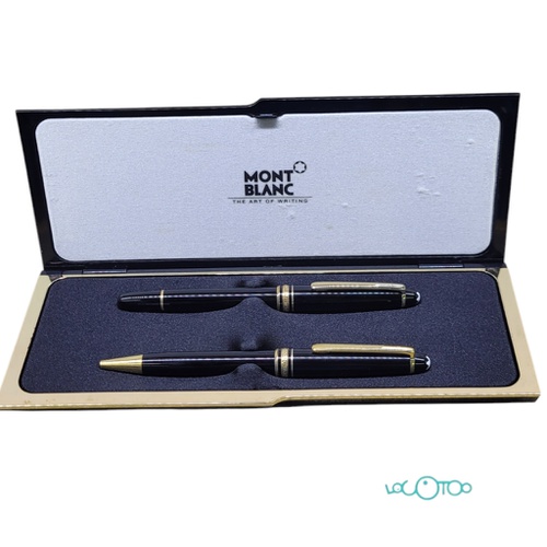 MONTBLANC SET PLUMA + BOLIGRAFO MEISTERSTUC