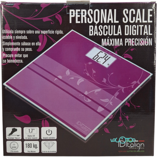 BÁSCULA DIGITAL PERSONAL SCALE IDITALIAN DE