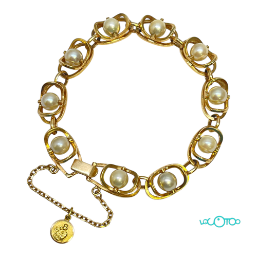 Pulsera Oro CON PERLAS