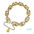 Pulsera Oro CON PERLAS