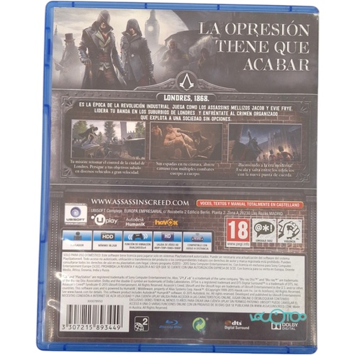 ASSASSIN'S CREED SYNDICATE SPECIAL EDITION 