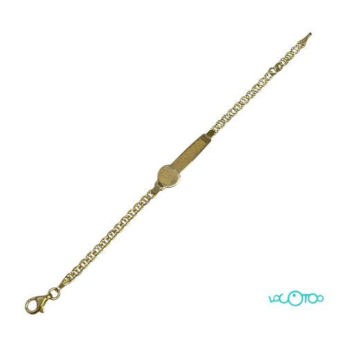 Pulsera Oro ESCLAVA BEBÉ CON ELEFANTE