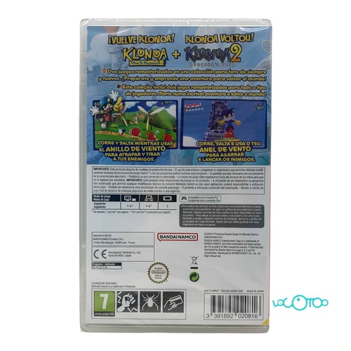 VIDEOJUEGO KLONOA PHANTASY REVERIE SERIES N