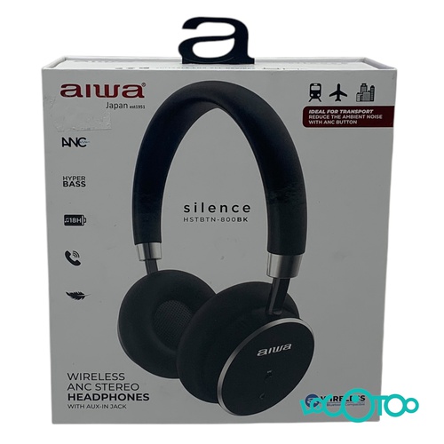 Auricular Bluetooth AIWA HSBTN800N Diadema 