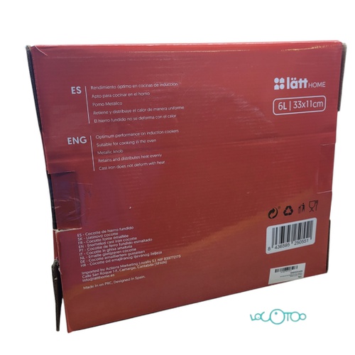  LATT HOME POTA HIERRO FUNDIDO 6L