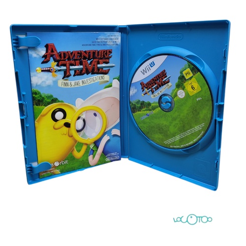  NINTENDO WII U HORA DE AVENTURAS FINN Y JA