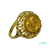 Anillo Oro CON MEDALLA
