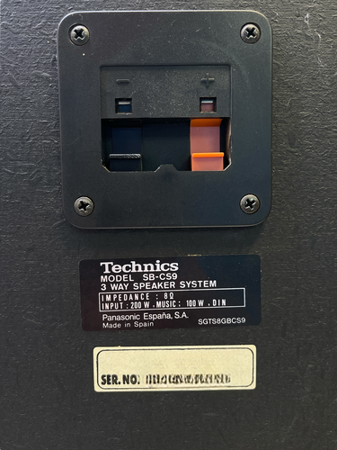Altavoces TECHNICS SB-CS9 100 W 2 Altavoces