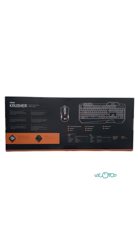 Kit Teclado y Ratón KROM KRUSHER RGB Teclad