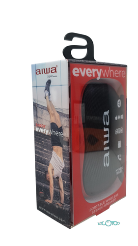 Altavoz Portátil AIWA BS-110RD USB Bluetoot