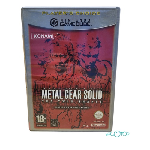 NINTENDO GAMECUBE METAL GEAR SOLID THE TWIN