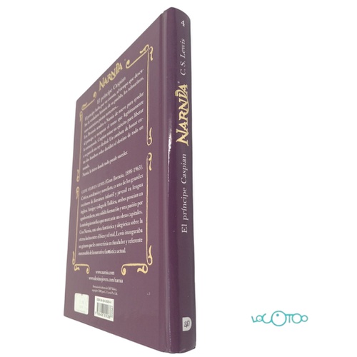 LIBRO LAS CRÓNICAS DE NARNIA, EL PRÍNCIPE C
