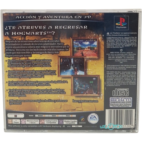 HARRY POTTER Y LA CAMARA SECRETA PLAYSTATIO