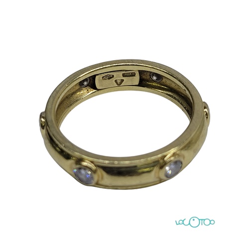Anillo Oro 18K con diamante 