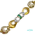 Pulsera Oro 18K CON PIEDRAS