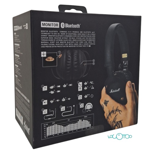 AURICULARES MARSHALL MONITOR BLUETOOTH