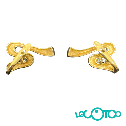 Pendientes Oro Cierre Ballestilla