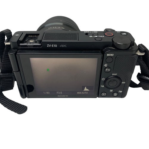 Cámara Evil SONY ZV-E10 4K + SELP1650 16-50