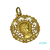 Colgante Oro CON MEDALLA BEBE