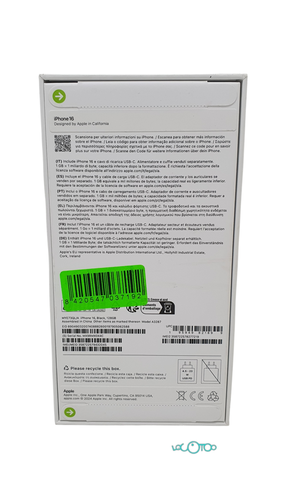 APPLE IPHONE 16 128 GB. PRECINTADO