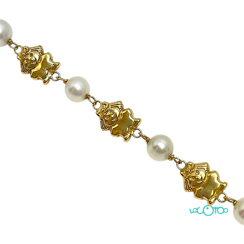 Pulsera Oro ESLABONES EN FORMA DE NIÑA CON 