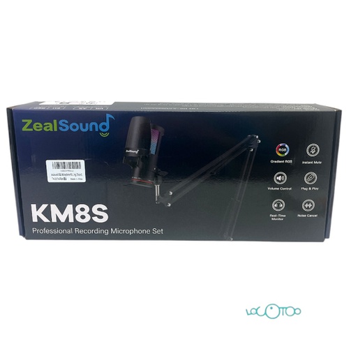 SET MICRÓFONO ZEALSOUND KM8S