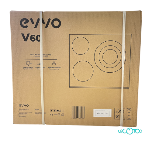 Placa Vitroceramica EVVO V60 3 Fogones