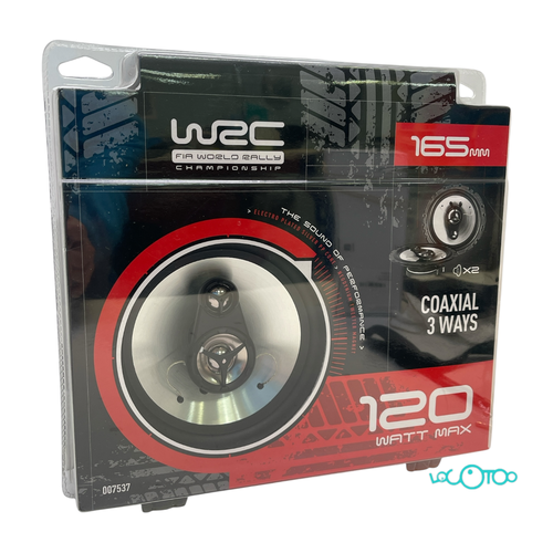 Altavoces Car Audio WRC 165MM 120 WATT MAX 