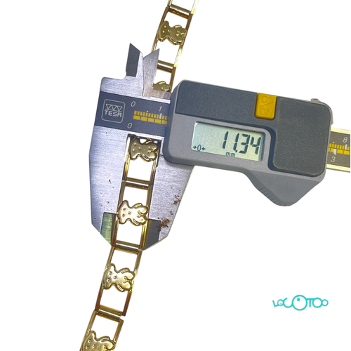 Pulsera Oro ESLABONES CON OSOS