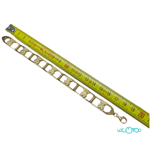 Pulsera Oro ESLABONES CON OSOS