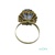 Anillo Oro 18K con piedra azul