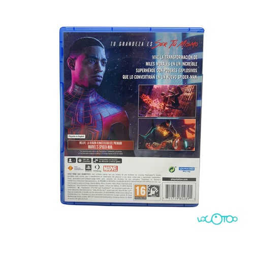 MARVELS SPIDERMAN MILES MORALES PS5