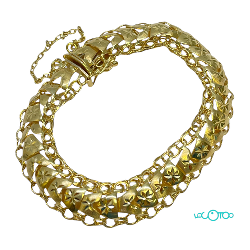 Pulsera Oro BRAZALETE DE BODA CON CADENA