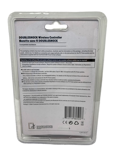 Mando Consola DOUBLESHOCK III WIRELESS CONT