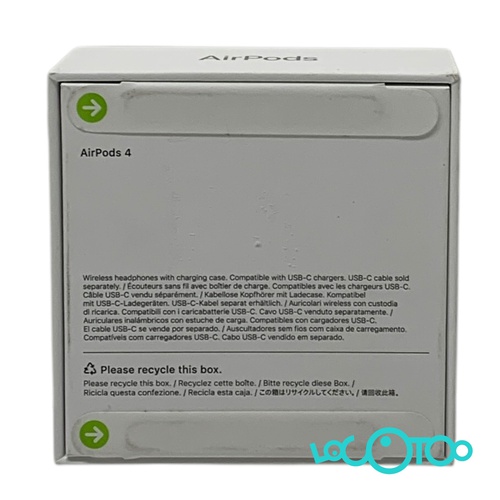 Auricular Bluetooth APPLE AIRPODS 4 (A3050)