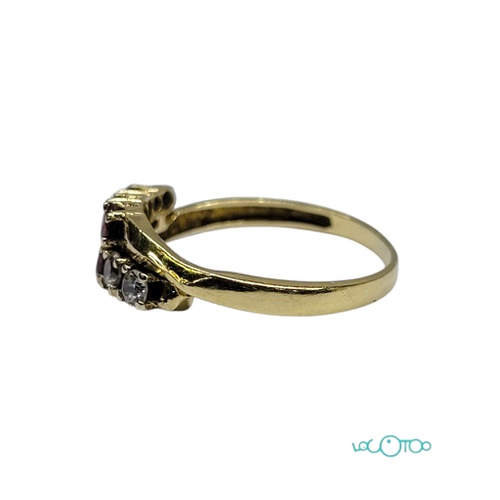 Anillo Oro 18K con piedra