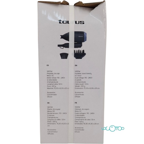 SECADOR DE VIAJE TAURUS TRAVEL CARE STUDIO 