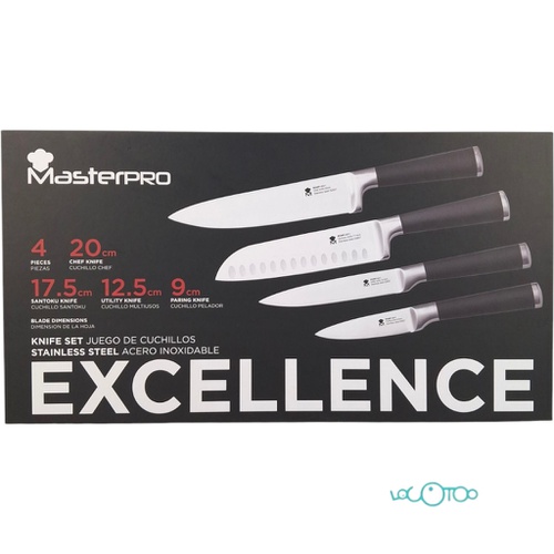 JUEGO DE CUCHILLOS MASTERPRO EXCELLENCE 
