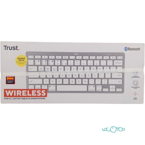 TECLADO BLUETOOTH TRUST WIRELESS (24654)
