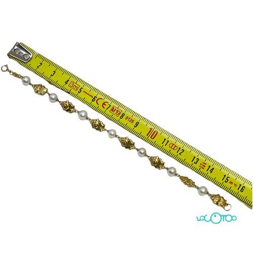 Pulsera Oro ESLABONES EN FORMA DE NIÑA CON 