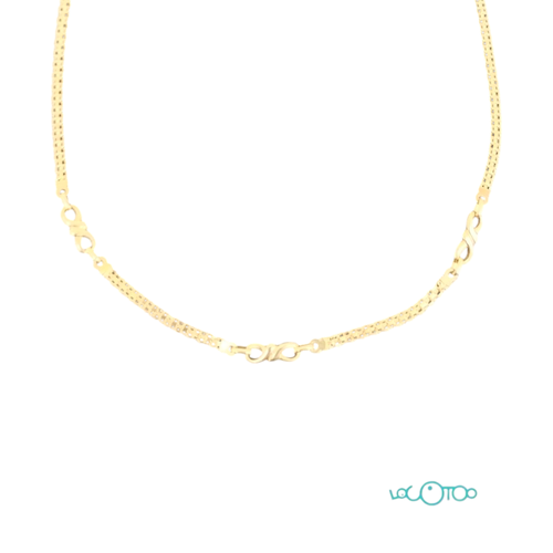 CADENA DE ORO 18K CON 3 INFINITOS