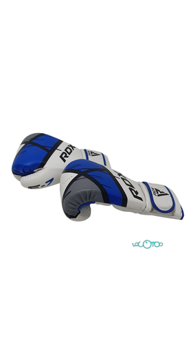 Guantes ROX BLACO Y AZUL 14 OZ