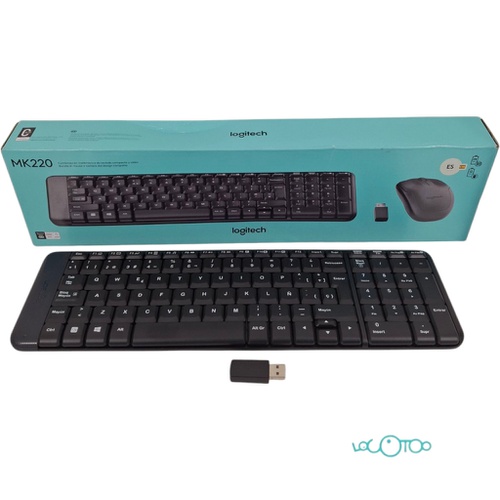 KIT TECLADO Y RATON LOGITECH MK220 